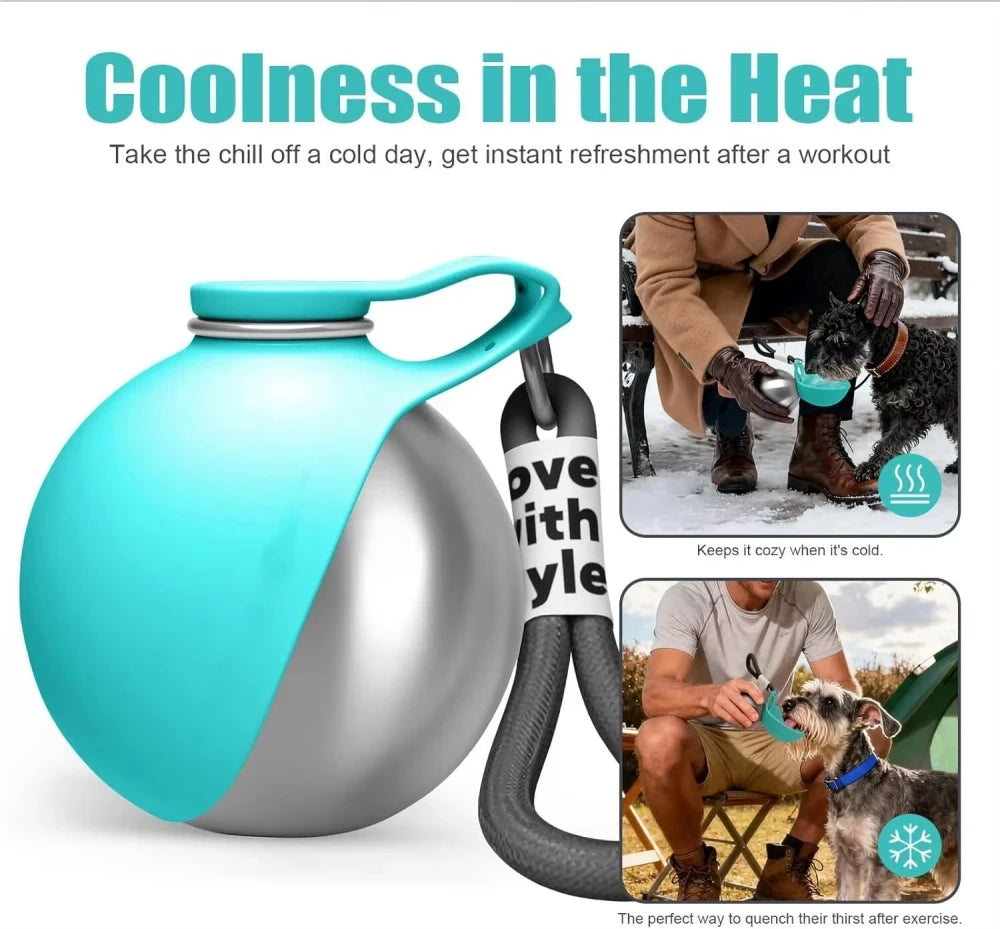 Stainless Steel Dog Water Bottle