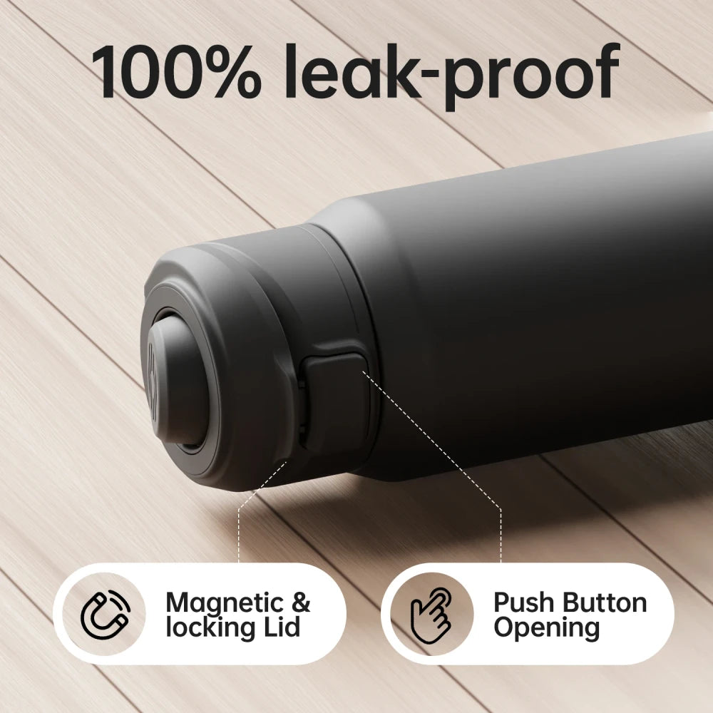Magnetic Stainless Steel Water Bottle